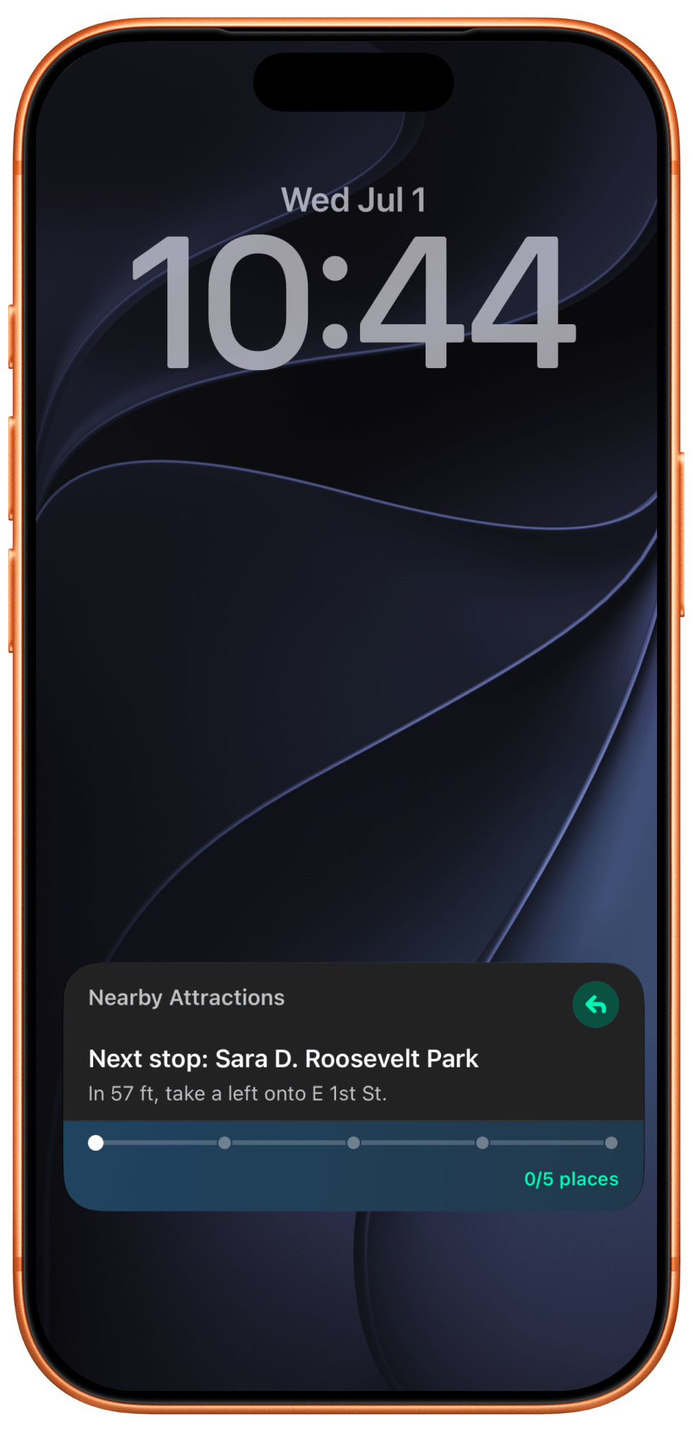 Live Activities screen